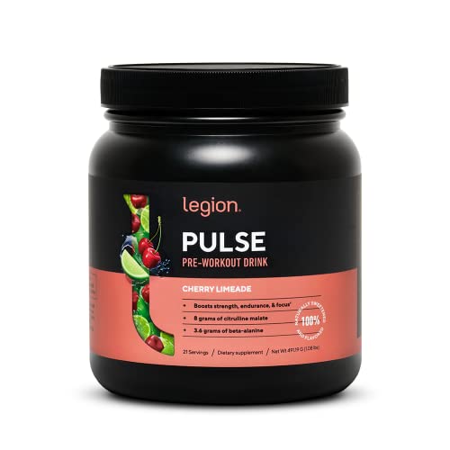 Legion Pulse Pre Workout Supplement - All Natural Nitric Oxide ...