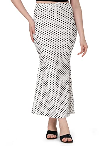 Image of Mehrang Lycra Saree Shapewear Petticoat for Women, Cotton Blended,Petticoat,Skirts for Women,Shape Wear Dress for Saree