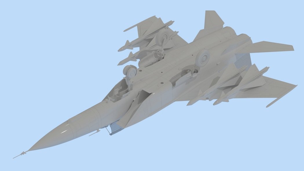ICM 48903 - Maqueta de MiG-25 PD, Interceptor Soviet Fighter