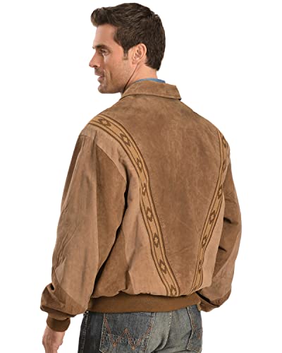 Image of Two-Toned Boar Suede Men's Jacket by Scully