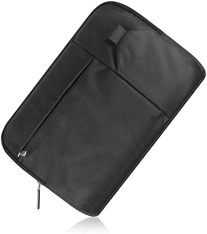7-8 Inch Tablet Sleeve Bag Carrying Bag for 7.9" iPad Mini Sleeve for 2/3/4/5/6, Protective Shockproof Waterproof Case Bag with Front Well-Organized Zipper Pockets Fit for Galaxy Tab A 8.0" Black