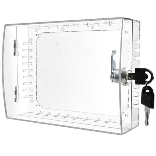 Ravct Universal Thermostat Lock Box Thermostat Cover with Lock Compatible