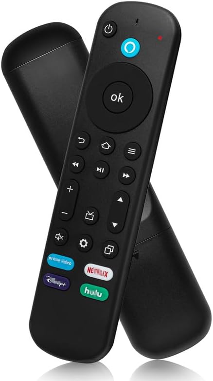 Control remoto de voz de repuesto apto para todos los televisores inteligentes Toshiba Insignia Pioneer, control remoto de TV de repuesto para