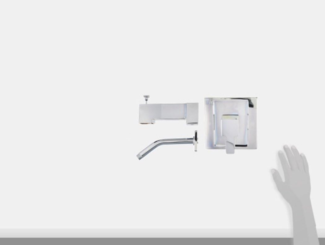 Moen TS2713NH 90 Degree Single Handle Tub and Shower Trim Kit, Chrome