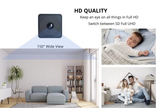 LUMICAST Mini Spy Camera, Wireless Hidden indoor Camera for Home Security Baby Monitor, Pet Watching with Night Vision - Image 4
