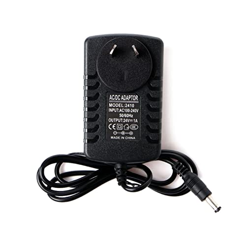JIAOJIAO Kaijiao Store Noir AC 100-240V À DC 24V 1A Adaptateur US/UE/AU/UK Branchez l'ajustement for Le Fabricant de Brouillard à ultrasons traitée à l'air (Color : AU) Cover