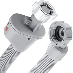 Poppstar 2,5m Waschmaschinenschlauch (Aquastop Schlauch für Waschmaschine, Spülmaschine), 3/4 Zoll Anschluss
