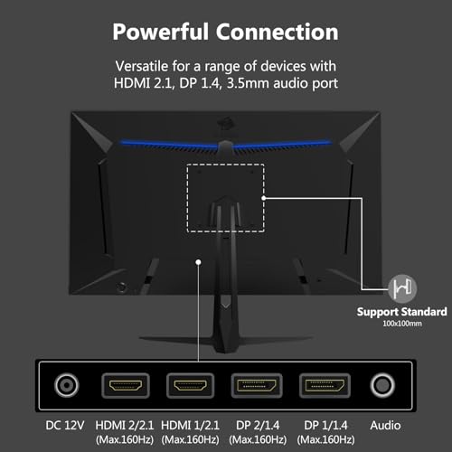 Image of 4K Monitor, Z-Edge 27 inch IPS Monitor, UHD 3840x2160 IPS Computer Monitor, 450 cd /m, 160Hz Refresh Rate, 1ms Response Time, G274K Ultra-Thin Bezel