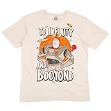 Disney Toy Story Buzz Lightyear Halloween Mens Matching Family T-Shirt/to Infinity Booyond/Beige Large