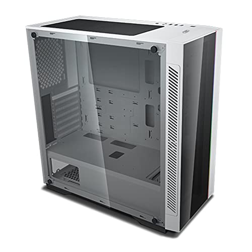 Image of DEEPCOOL MATREXX 55 V3 ADD-RGB WH Mid Tower Gaming Glass Cabinet Computer Case - White | Supports E-ATX /ATX /Micro-ATX /Mini-ITX (DP-ATX-MATREXX55V3-AR-WH)