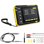 Handheld Digital Oscilloscope, Kethvoz 2 in 1 lab Oscilloscope with 200kHz Bandwidth 2.5 MS/s Sampling, 2.8" Automotive Oscilloscope Pocket Mini Portable Oscilloscopes