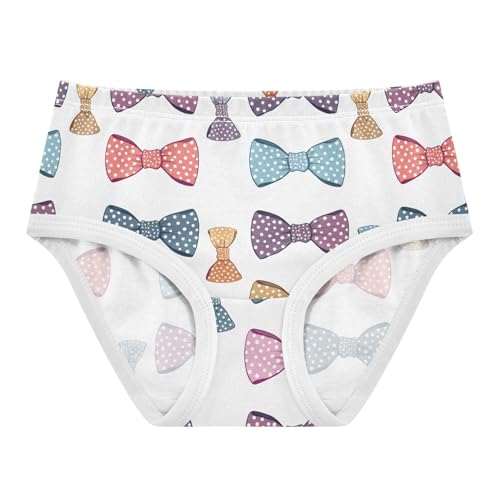 Colorful Bow Ties Polka Dots Toddler Girls's Underwear 2T 202c1607