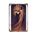 Eris, Diosa de la Discordia, letrero de estaño, vintage, metal, pub, club, cafetería, bar, hogar, decoración de pared, póster retro de 20 x 30 cm