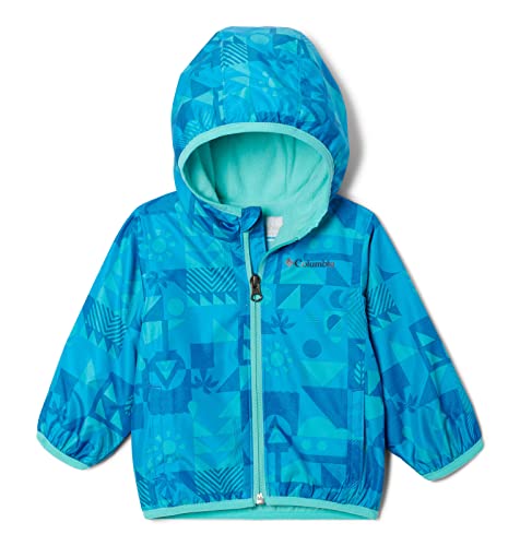 Columbia Baby Mini Pixel Grabber Ii Wind Jacket, Bright Aqua Quest, 18/24 #TOP3