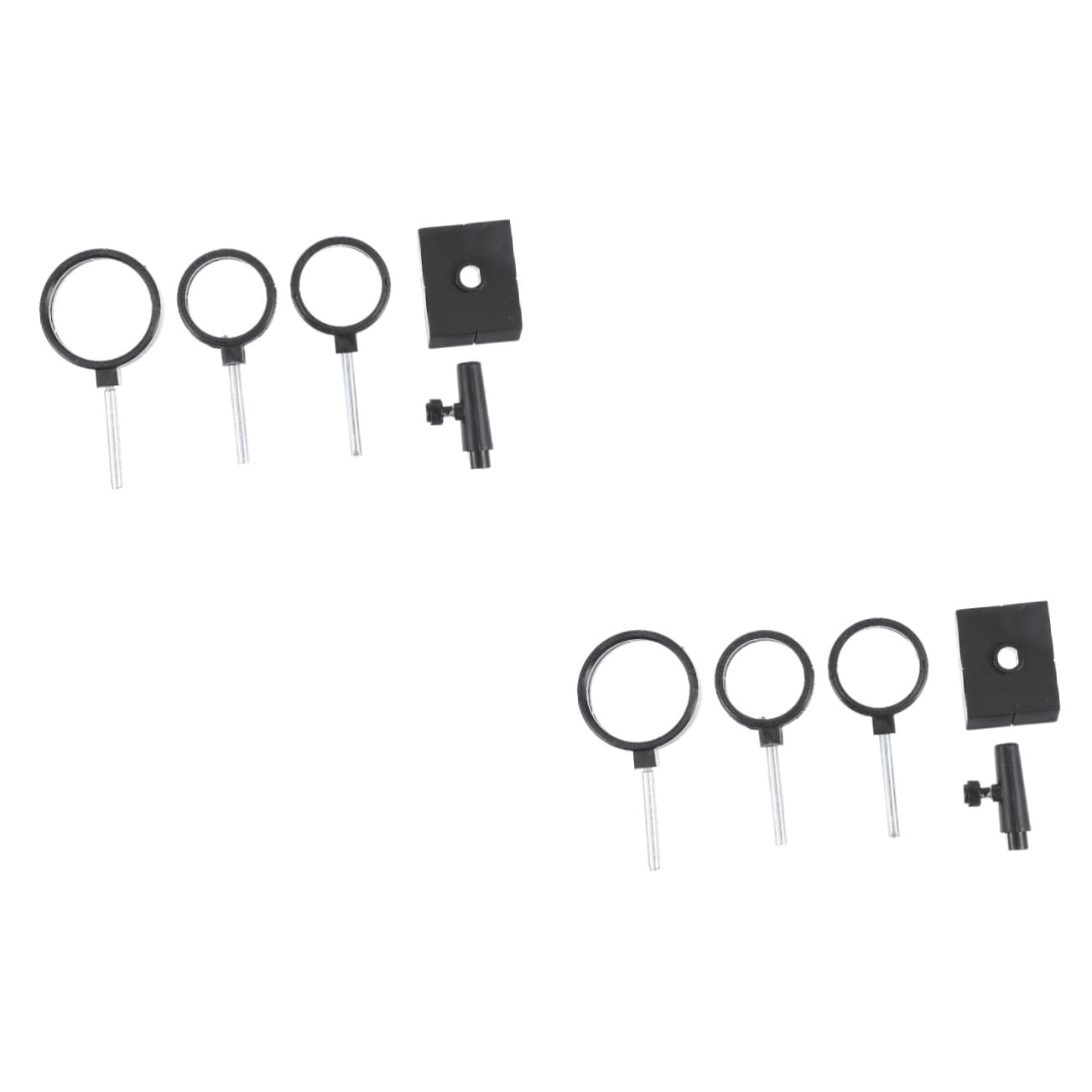 MAGICLULU 2sets Optical Lens Experiment Kit for Physics Learning Includes Convex and Concave Lenses for Classroom Demonstrations Teaching Light Refraction Principles and Materials