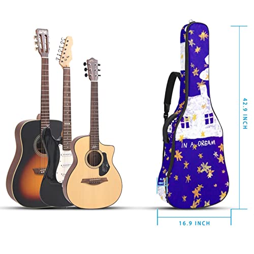 Housse imperméable pour guitare acoustique avec double bandoulière et poche, Multicolore 05, 42.9×16.9×4.7 in… - Les Beatles, Paul McCartney, John Lennon, RIngo Starr, George Harrison Housse imperméable pour guitare acoustique avec double bandoulière et poche, Multicolore 05, 42.9x16.9x4.7 in… – Image 6