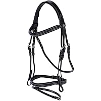 Covalliero Trensenzaum Classic Leder, schwarz, Cob