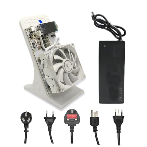 新型Asic Miner NerdQaxe 4.8ビットコインマイナー 4.8TH/s Plus BTCマイニングマシン Asic BM1370暗号通貨マイニングマシン PSU付き迅速発送