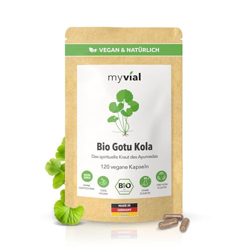 Bio Gotu Kola Kapseln 120 Stück hochdosiert vegan indischer...