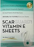 ScarGuard Scarsheet Nearly Invisible Silicone Scar Sheets, 21 Count