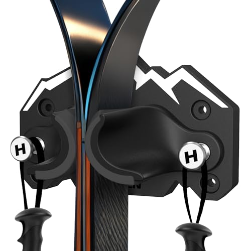 Hikeen Ski & Snowboard Wall Mount,Fits Any Ski or...