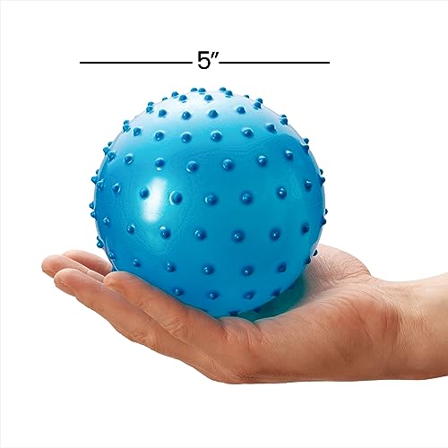 image for Bedwina Mini Knobby Balls - (Pack of 12) Bulk 5 Inch Sensory Balls and