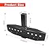 DICMIC Hitch Step Anti Slip and Rust Towing Bumper Guard for Most Car SUV Truck Pickup with Pin Fit 2 Inch Receiver, 20 Inch Length, Weight Capacity 500 LBS with Safety Reflectors