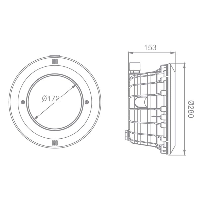 FLUIDRA Kit di Riparazione Marca Modello Kit PROIETTORE LED PAR56 Essential Bianco 1485 LM PH