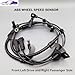 Front ABS Wheel Speed Sensor Compatible with 09-20 Dodge Journey, 08-14 Dodge Avenger, 07-10 Chrysler Sebring 200 Front Drive & Right Passenger Side Replaces ALS2408 ALS2410 ABS2492