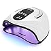 Produktbild Professionelle UV LED Nagellampe, 120W Portable Handle Nageltrockner Gel Nail Polnische UV-Lampe Nagel Art Tools mit vier Timern