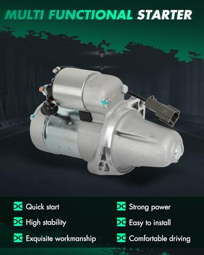 Image of SCITOO Starter Motor fit for INFINITI for G20 2.0L 1999-2002,for Nissan for 200SX 2.0L 1997-1998,for Nissan for Sentra 2.0L 1998-2001 Replacement Starter 17745