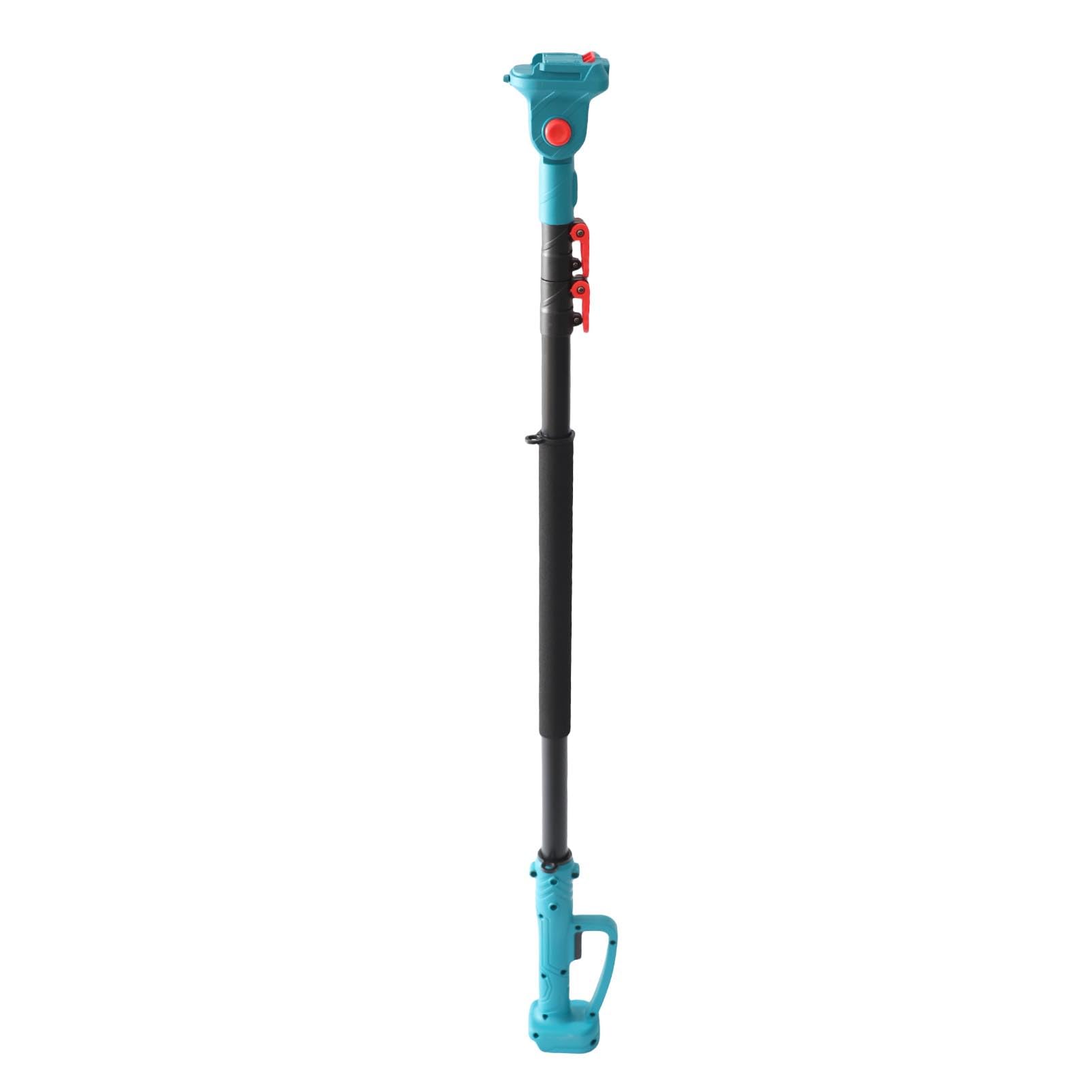 Naroote Asta di Prolunga Regolabile per Potatore Elettrico, Asta da 1,25 a 2,4 M con Blocco Flip e Testa Girevole a 180 Gradi, Lega di Alluminio Leggera, Compatibile con BL1820, BL1830, BL1840