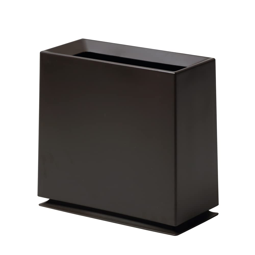 deaco Lidless Trash Can W11.5 cm x H30cm x Depth 14.5 cm Tubular Brick Mat