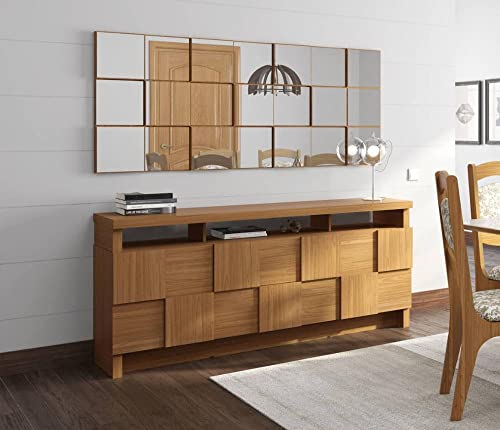 Espelho Decorativo Anubis Retangular Freijo 175 cm