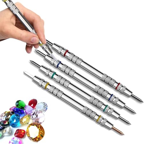Kit de test de dureté Mohs de 2 à 9 pour authentifier les gemmes brutes
