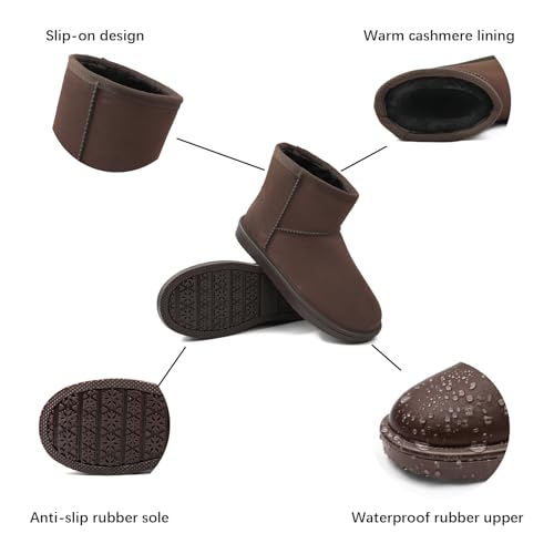DKSUKO DKSUKO Women's Classic Waterproof Snow Boots Winter Boots