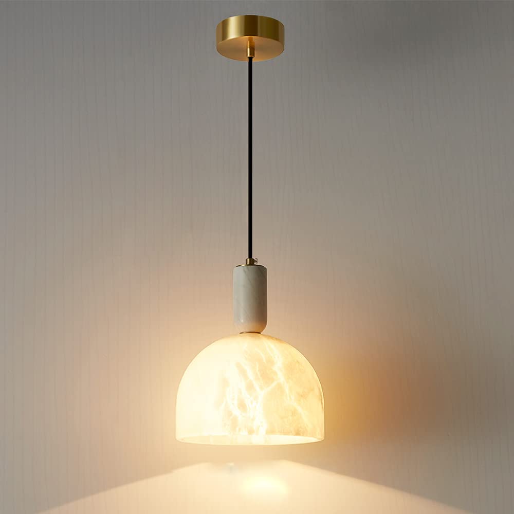 Lampe suspendue minimaliste en marbre pour une ambiance sereine chez soi