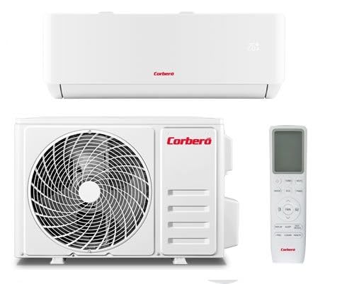 Corbero - Aire Acondicionado Split | 9000BTU | Wifi | Inverter | Gas R32 | Golden Fin | I-Feel | Autolimpieza | Filtro | Eficiencia Energética A+++/A++ | Blanco