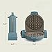 bella Flip-n-Store Waffle Maker, EverGood™ Ceramic Nonstick Coating, Fits-anywhere™ Kitchenware, Power Indicator Light & Touch Handle, 7” Wide & 1
