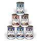 DOGGY Dog Paté Mix 1, 6 x 400 g, Nassfutter für Hunde im Probierpaket, getreidefreies Hundefutter mit Lachsöl und Grünlippmuschel, Alleinfuttermittel mit hohem Fleischanteil, Made in Germany