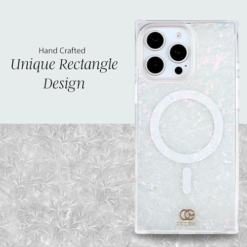 Image of COCOMII Rectangle for iPhone 13 Pro Case, Pearlescent Opal