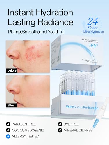 WNP Hyaluronic Acid Serum 3% for Face with 4D Multi-Layer Hydration | Ultra Hydrating Anti-Aging Serum | Moisturizer for Dry & Sensitive Skin | Pre-Makeup Skincare | Single-Use Vials 30PCS - Image 3