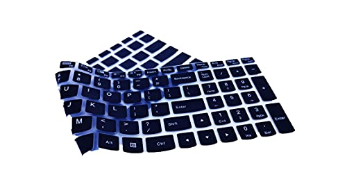 Image of Saco Keyboard Protector Silicone Skin Cover Compatible with Lenovo G50-80 80E502UKIN 15.6-inch Laptop - Black