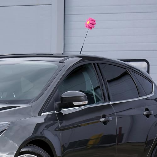 Decoración de antena para coche con flores artificiales Hemobllo, pack de 10 piezas 7