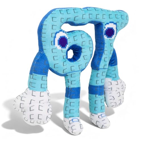 67 Plush Toy 10 Inches Soft Stuffed Number Character Inspired by Steal A Brainrot – Cute Blue Pixel-Style Plushie for Kids and Collectors...