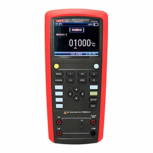 UT714 Multifunction Temperature Process Calibrator Handheld High-Precision Thermocouple Calibration Source Meter