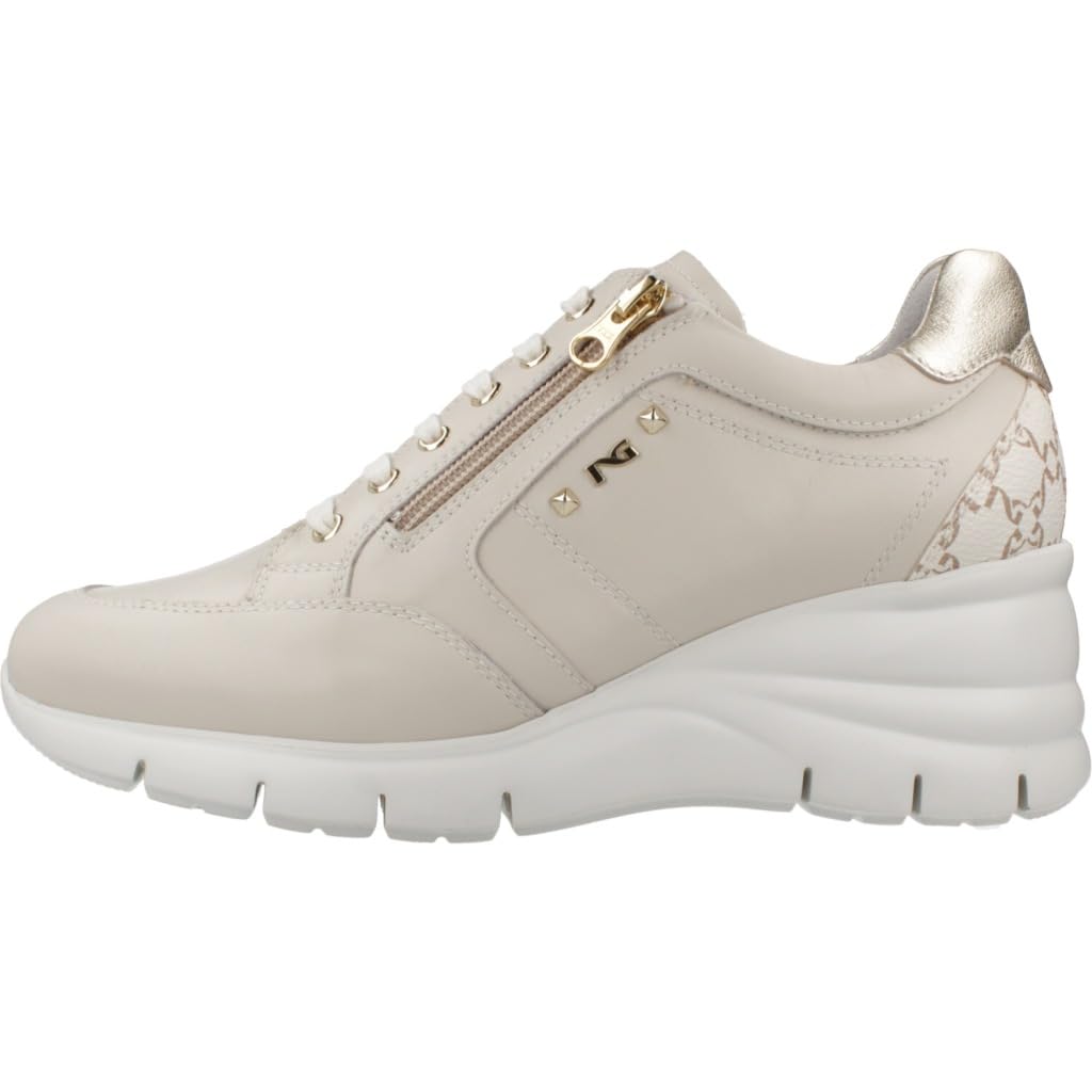Nero Giardini E615221D Sneakers Donna in Pelle E Materiale Tecnico