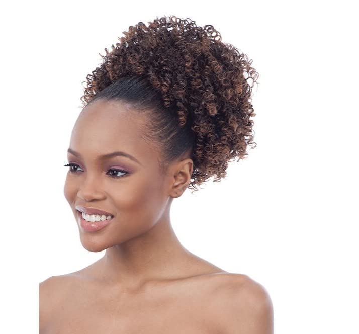 Mayde Beauty Drawstring Ponytail COILY DOLL (LARGE) (1B)
