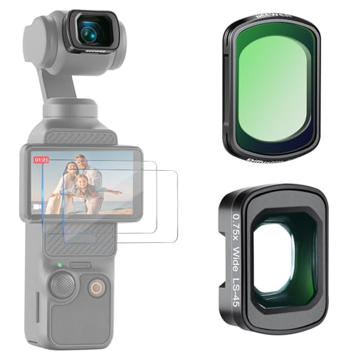 Filtre de diffusion noir 1/4 NEEWER grand angle pour effet cinématographique DJI Pocket 3