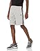 adidas Men's Athletics Essential Cotton Shorts, Medium Grey Heather/Black, Small